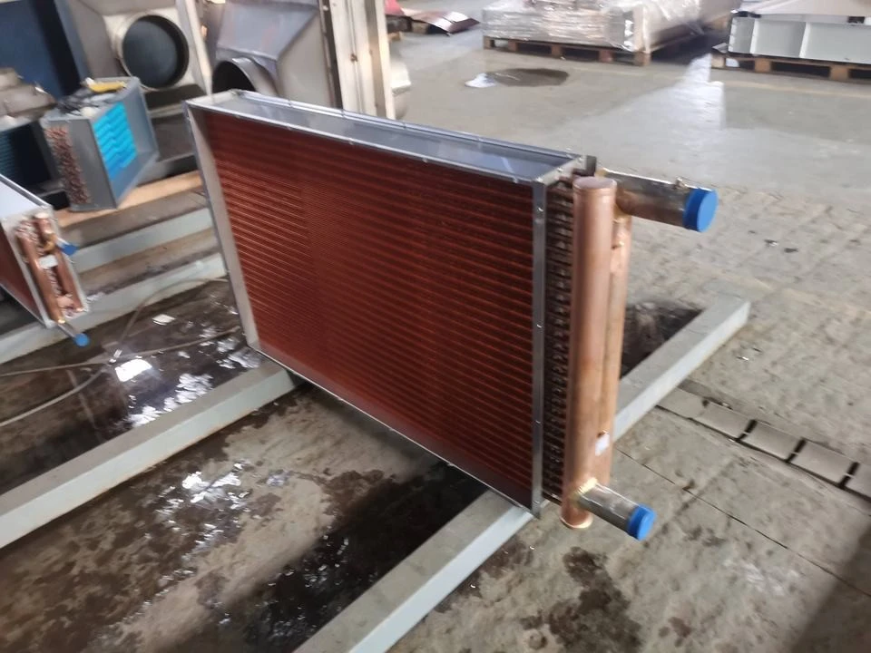 High Efficiency Copper Tube Fin Heat Exchanger Corrosion-Proof For HVAC Industrial Applications factory